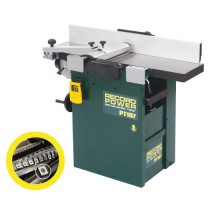 Record Power PT107 Helical Block 10 x 7\" Planer Thicknesser 3HP (2 Spiral) inc Delivery £1,549.99